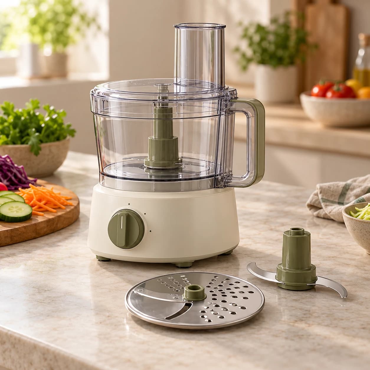 Illustrative Compact Food Processor product concept